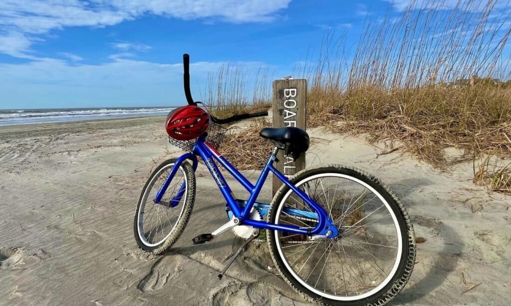 Beach cruiser bike rental on Kiawah Island