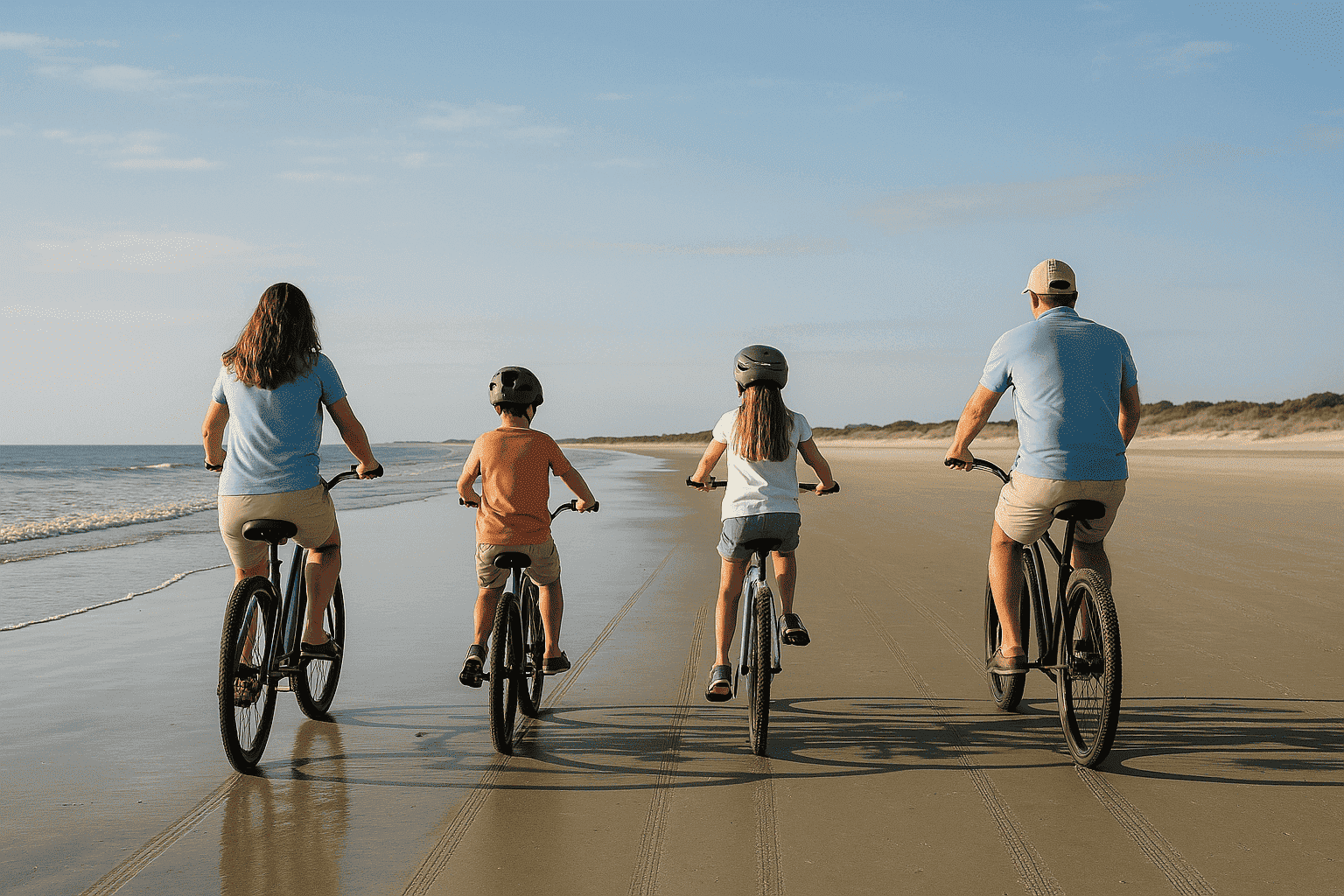 Adult beach cruiser rentals from SurfScooter